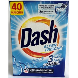 DASH alpen frische прах за пране 40 пранета 2.6кг