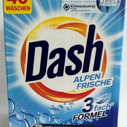 DASH alpen frische прах за пране 40 пранета 2.6кг