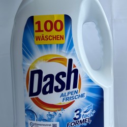 Dash alpen frische течен прах за пране 100 пранета  5л