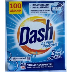 DASH alpen frische прах за пране 100 пранета 6кг